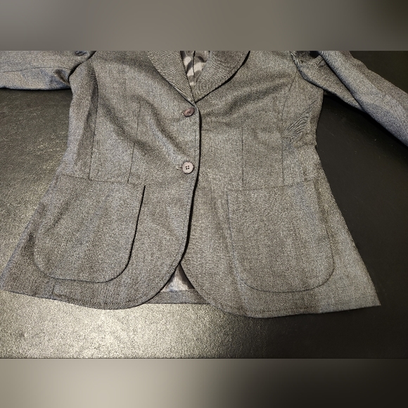 Pendleton Grey Two Pocket Jacket Womens Size 4 - Picture 10 of 11